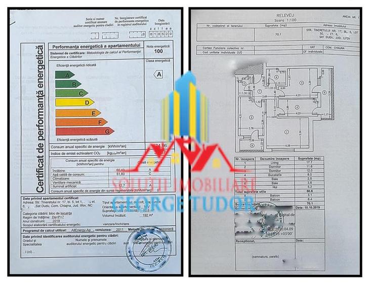 Apartament cu 3 camere decomandat, mobilat în Chiajna