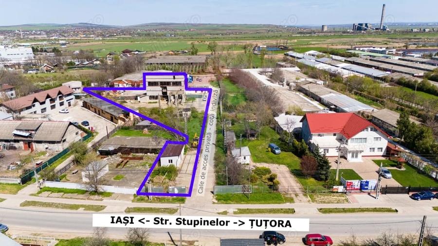 Teren de 3820 mp, în Tomești