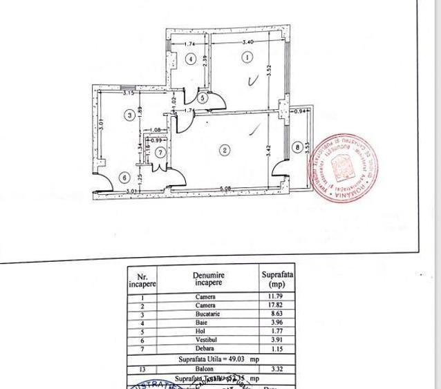 Apartament cu 2 camere decomandat, mobilat în Pantelimon