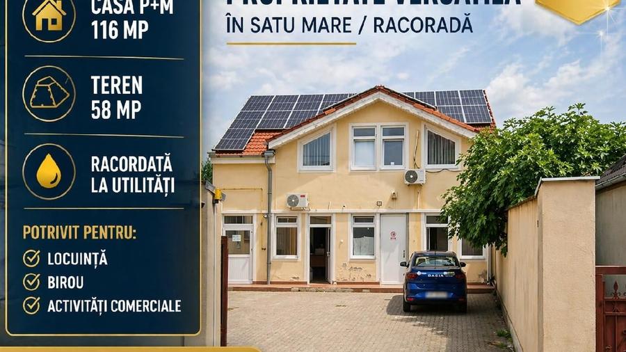 Casă individuală cu 8 camere cu Teren 55 Mp în 14 Mai