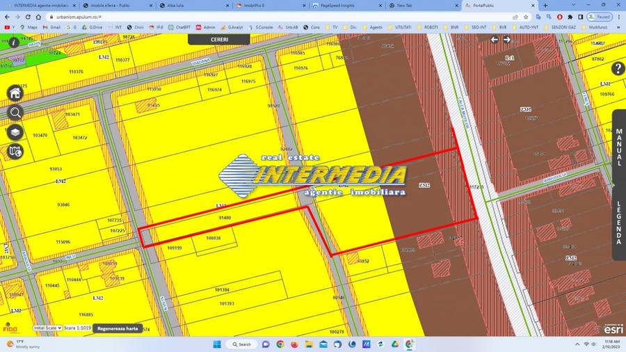 Teren Construcții intravilan de 6500 mp, în Cetate