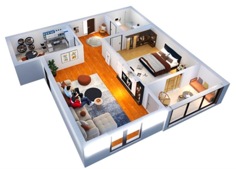 Apartament cu 2 camere decomandat în Chiajna