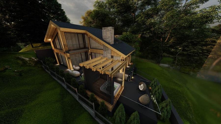 Casă individuală cu 3 camere cu Teren 227 Mp în Piatra Arsă