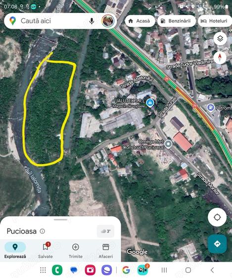 Teren de 8920 mp, în Central