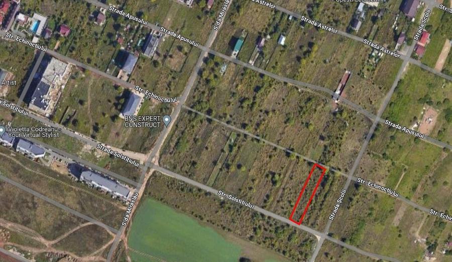 Teren Construcții intravilan de 1014 mp, în Central