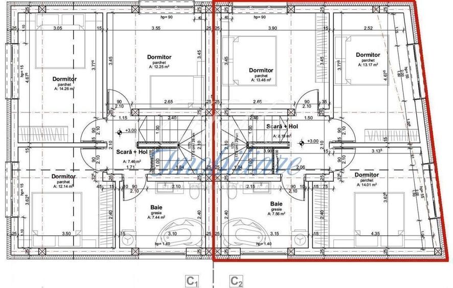 Casă cu 4 camere decomandat în Dâmbul Rotund