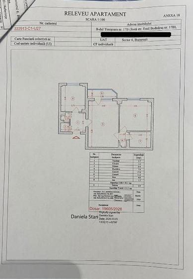 Apartament cu 2 camere decomandat, mobilat în Drumul Taberei