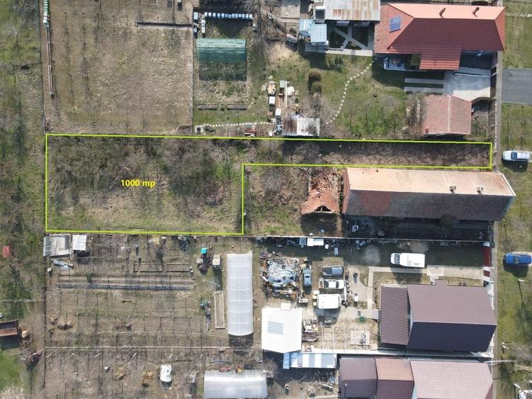 Teren Construcții intravilan de 1000 mp, în Moșnița Nouă