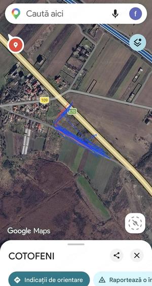 Teren de 5000 mp, în Coțofenii din Față