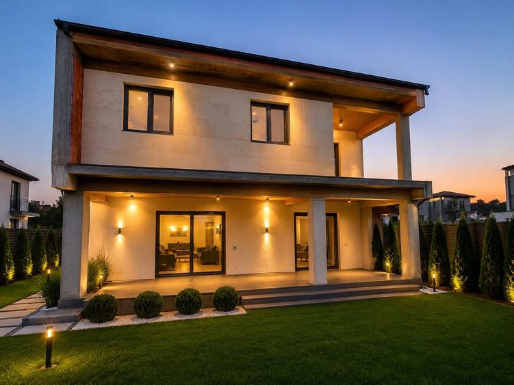 Casă individuală cu 5 camere cu Canalizare în Chiajna