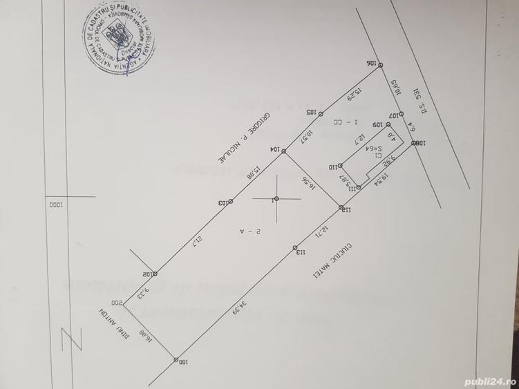 Teren de 2500 mp, în Dârza