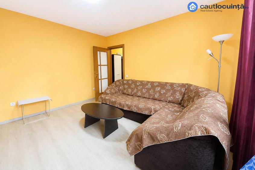 Apartament cu 3 camere semidecomandat, mobilat în Grivița
