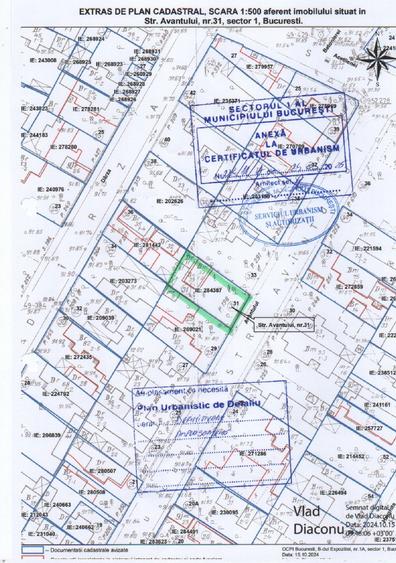 Teren Construcții intravilan de 200 mp, în Bucureștii Noi