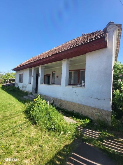 Casă cu 2 camere cu Teren 1100 Mp în Teiu
