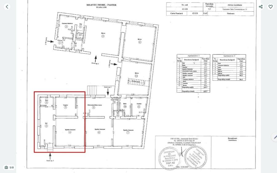 Apartament cu 4 camere semidecomandat în Bucovina