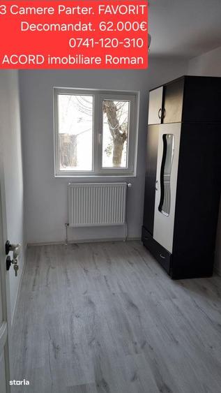 Apartament cu 3 camere decomandat în Central