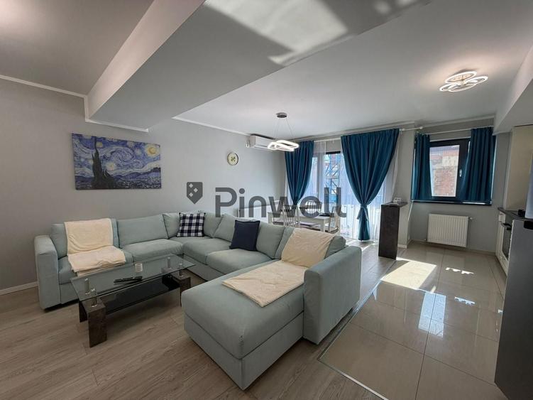 Apartament cu 2 camere semidecomandat, mobilat în Nord