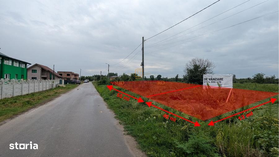 Teren de 705 mp, în Chitila
