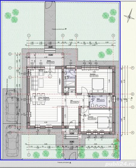 Casă cu 3 camere cu Teren 358 Mp în Agigea