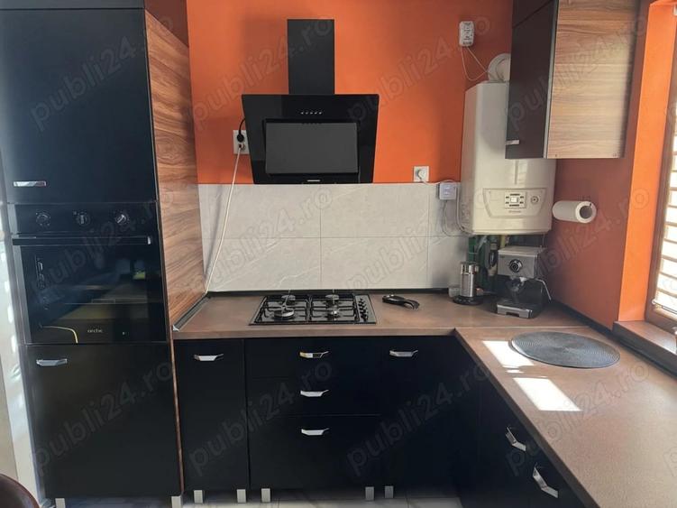 Apartament cu 2 camere semidecomandat, mobilat în Sânpetru