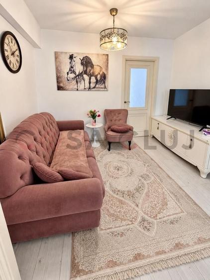 Apartament cu 3 camere semidecomandat, mobilat în Mărăști