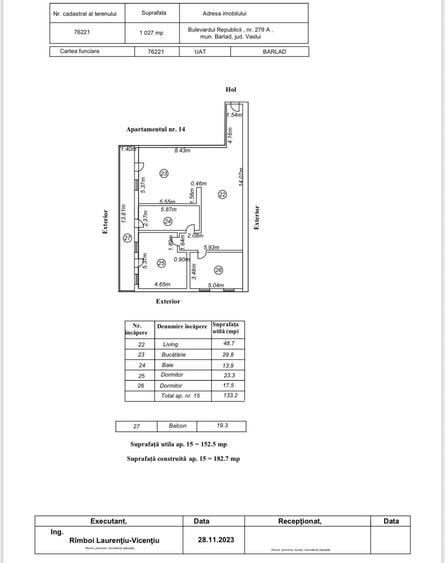 Apartamente 3 camere bloc nou - 2