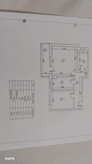 Apartament cu 2 camere decomandat în Central