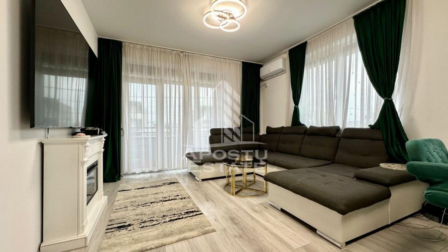 Apartament cu 3 camere decomandat, mobilat în Dumbrăvița