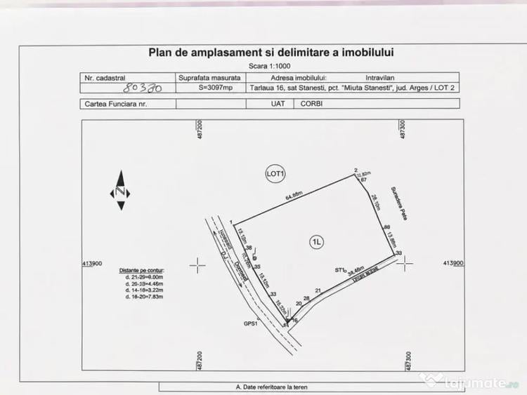 Teren în Corbi