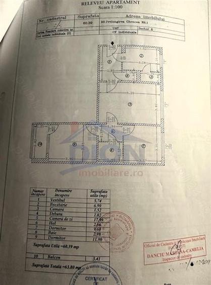 Apartament cu 3 camere semidecomandat, mobilat în Drumul Taberei