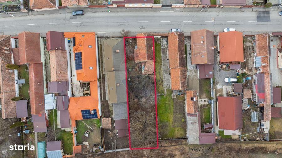Teren intravilan 500 mp intre case , construc?ie existenta in Ra?nov - 6
