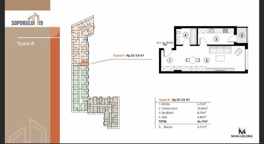Apartament Soporului 19 - 5