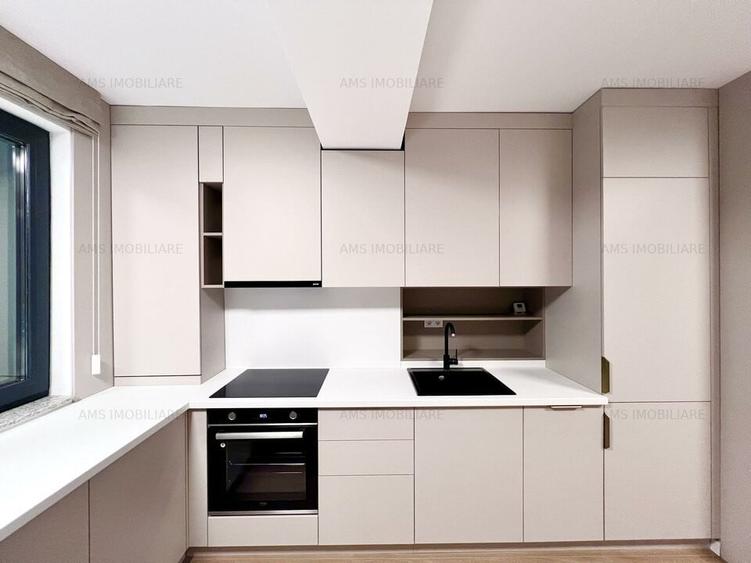 Apartament cu 2 camere semidecomandat, mobilat în Pipera