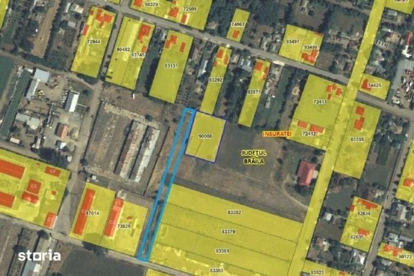 Teren de 2400 mp, în Central