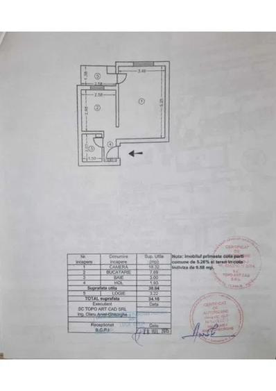 Garsonieră decomandată, mobilată în Canta