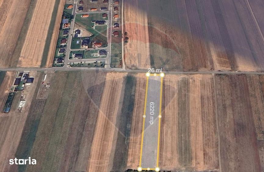 Teren de 6220 mp, în Târgșoru Vechi