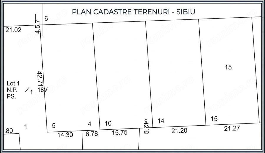 Teren de 900 mp, în Central