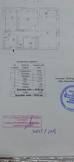 Apartament cu 2 camere decomandat în Tineretului
