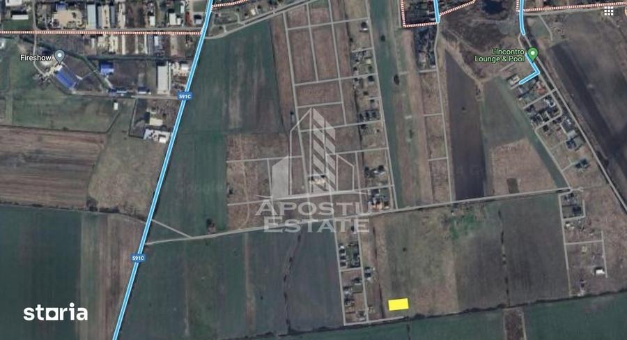 Teren 657 mp, de vanzare, zona Pausa, ideal investie, Sacalaz. - 1