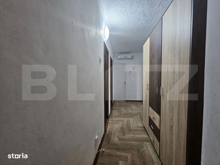 Apartament cu 3 camere decomandat, mobilat în Nicolina