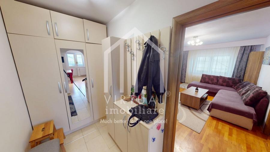 Apartament cu 2 camere decomandat, mobilat în Central