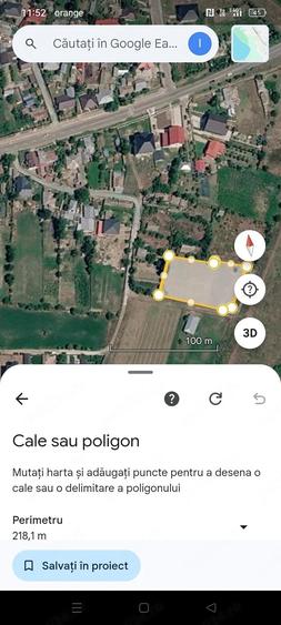Teren de 3000 mp, în Simila