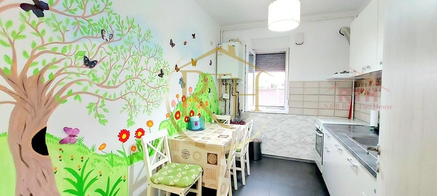Apartament cu 2 camere semidecomandat, mobilat în Giroc