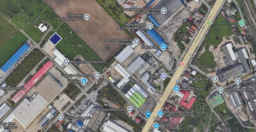 Teren Construcții intravilan de 1000 mp, în Șagului