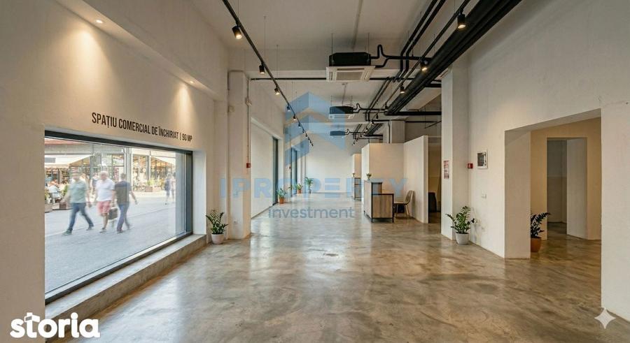 Spatiu Comercial | Floreasca | 90 mp | Vad intens | Vitrina stradala | - 1