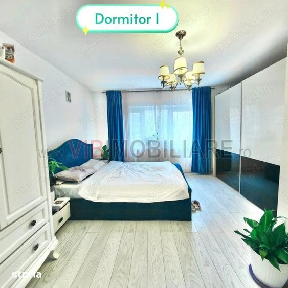De vanzare 3 camere(65mp), decomandat si mobilat complet plus boxa ge - 9