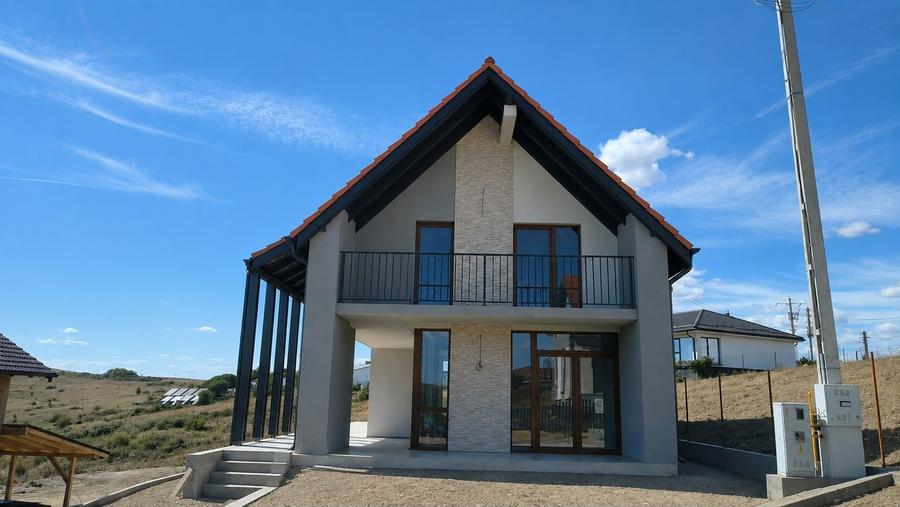 Casă individuală cu 4 camere cu Teren 800 Mp în Jucu de Sus