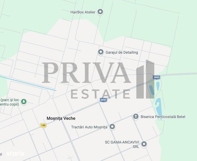 Teren intravilan pentru casa, 668 mp, fs 17 ml, Mosnita Veche - 1