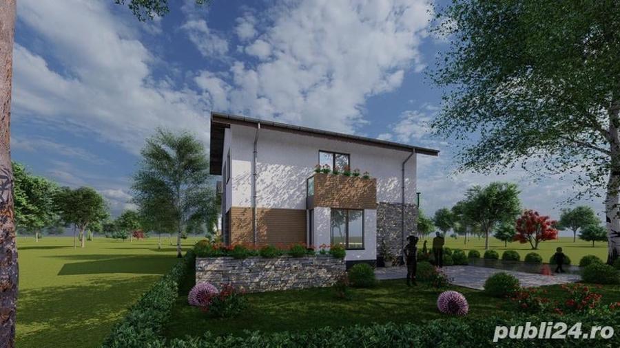 Casă cu 5 camere cu Teren 500 Mp în Corbeanca
