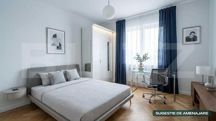 Apartament cu 3 camere decomandat, mobilat în George Enescu